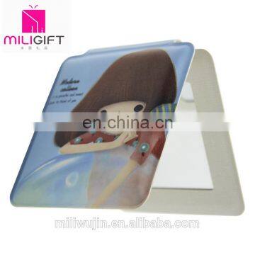 high quality custom-made rectangle folding pocket mirror