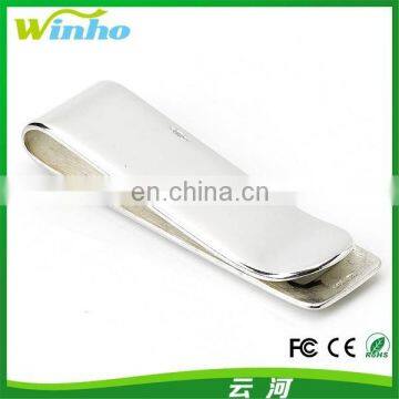 Winho Souvenir Blank Silver Money Clip for Banknotes