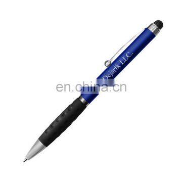 twist multi function alumimum metal metallic color advertising pen with stylus ball pen screen touch MB9707