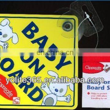 Personalised Baby On Board Car Sign