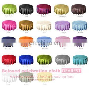 Taffeta Pintuck Table Cloth for Wedding/meeting/banquet photo-2