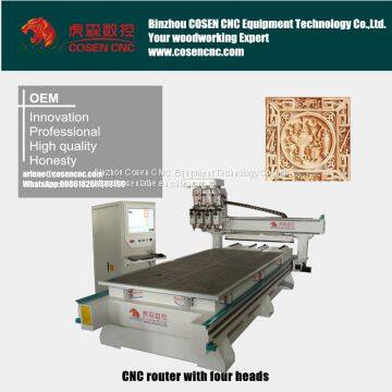 Four Heads Cnc Woodworking Router Machine photo-2
