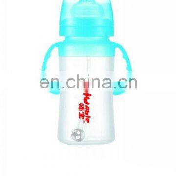 80Z Wide neck silicone baby bottle with handle,baby products