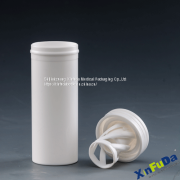 96mm Plastic Effervescent Tablets Tube with Desiccant Cap&Test Strip Tube