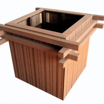 Oem Outdoor Flower Boxes Decking Board Plant Pot Endurance