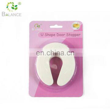 new destign white color door stop baby safety product door lock stopper for baby kid EVA material