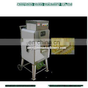 automatic feeding fresh corn peeling sweet maize thresher machine