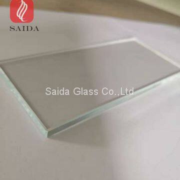 custom OEM 4mm low iron toughened glass with flat polished edges