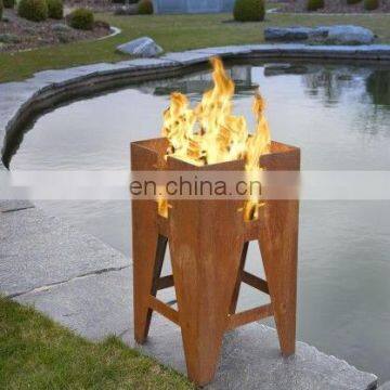 Outdoor Garden Fire Pit and Commercial Stainless Steel Charcoal BBQ Grills