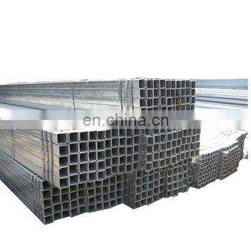 weight rhs pre-galvanized tubes galvanized square steel tube