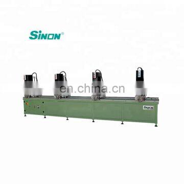 Aluminum Curtain Wall Profile Four Head Combined Drilling Machine