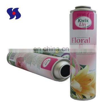 Diameter 52mm Empty Aerosol Tin Cans with Printing for Air Freshener 300ml