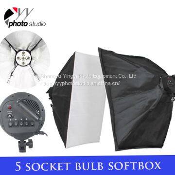 Photo Studio Softbox Only for 5 Head Continuous Lighting Socket, YB206 photo-2