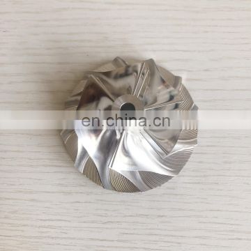 T04E 16G forward 48.20/68.01mm 6+6 blades turbo milling/alumimun 2618/billet compressor wheel