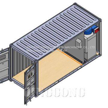 TRANSPORTABLE CONTAINER BLAST ROOM