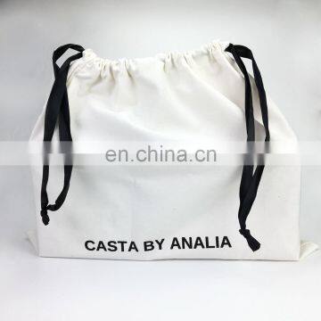 Factory Price Canvas Cotton Drawstring Shoe Bags Cloth Dust Bag, Dustbag for shoes