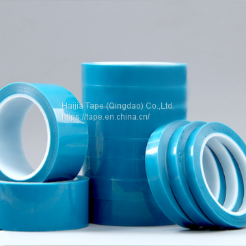 Air condition fixing adhesive tape heat resistant PET blue tape with silicone adhesive