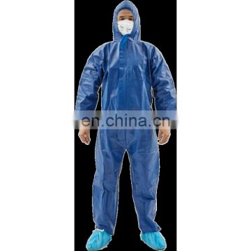 PPE cat.III type5,6 Disposable Coverall Dark Blue