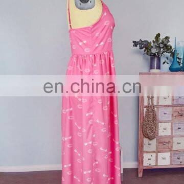 2019 Summer Pink Bow Adjustable Strap Button Boutique Wholesale Mommy And Me Matching (this Link for Girls,1-12years) photo-4