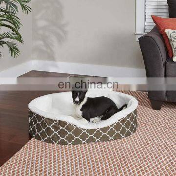 Orthoperdic Egg-Crate Nesting Dog Bed Oxford Fabric Protector Memory Foam Pet Bed