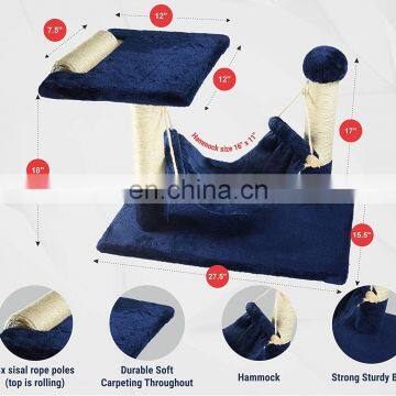 Plush and Nature Plant Weave Pet Cat Tree photo-3