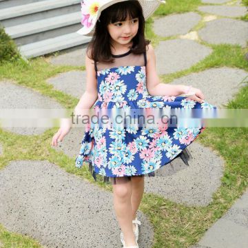 Novel kids party wear dresses for girls of 2-6 years,summer skirts