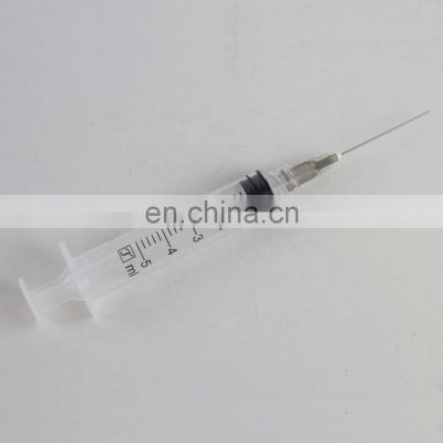 Chinese price syringe disposable Luer Lock Syringe 5ml with needle