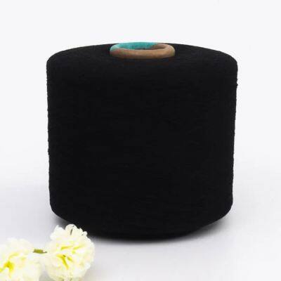 10s/12s/16s/20s Black Melange Yarn Dyed Cotton Yarn Recycled Cotton Knitting Yarn for Socks photo-2