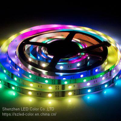 Custom LED Strips DMX512 RGB Colorful Addressable 12V LED Strip Lights photo-2