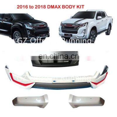 Hot sale body kit face lift 2016 to 2018 for D-Max