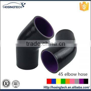 high performance 45 degree elbow silicone air intake hose