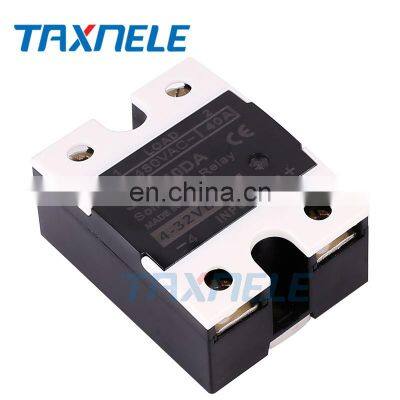 DC To AC SSR-40DA SSR 25DA 10DA Solid State Relay 4-32VDC Input 24-480VAC Output Solid State Relay Industrial Single Black SSR photo-2