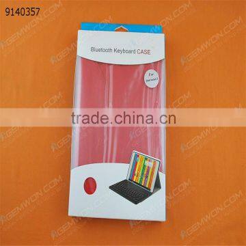 Bluetooth Keyboard for IPad Mini,red Plastic Keyboard+ High Quality PU Removable Plastic Keyboard With Synthetic Leather photo-5