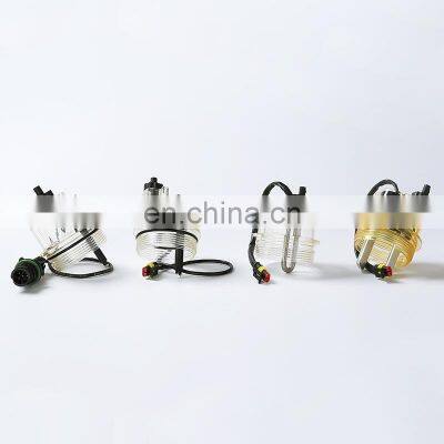 Truck Fuel Water Separator Filter Cup Bowl With Heater Sensor Line For PL270 PL420 photo-3