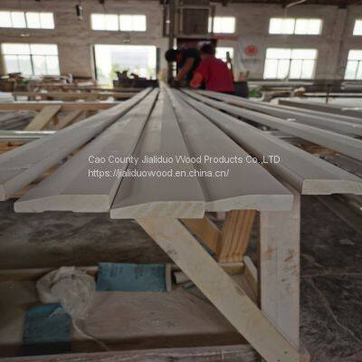 FSC Pine Architraves 18mm Solid Wood Baseboard Moulding photo-4