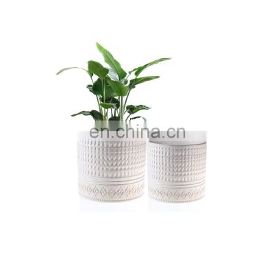 Indoor Outdoor Modern Nordic Style Ceramic Flower Pot Garden Planters Plant Containers