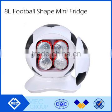 8L Cans Football Shape Design Mini Fridge Mini Cooler Warmer