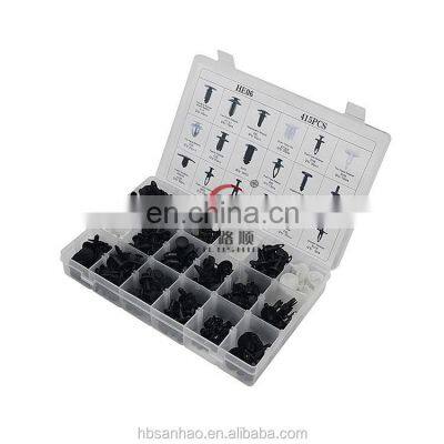 415pcs Push Retainer Clips Kit With Fastener HE06