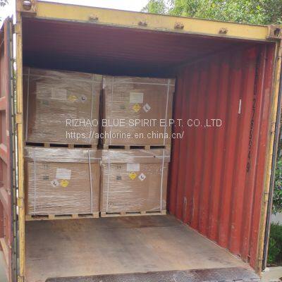 Disinfectant 200g Tablet in 5kg Bags Into 1000kg Catons With Pallet Total 21mt per One Container 20' CAS NO.: 87-90-1 photo-3