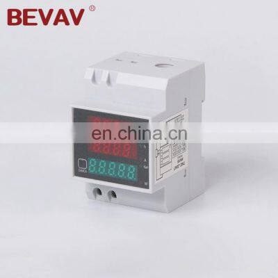 D52-2047 Din-rail type Single phase Digital LED Display Ammeter Voltmeter Current meter