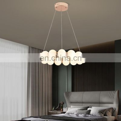 Personality Fashion Indoor Glass Decoration Bedroom Living Room Contemporary Pendant Light