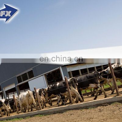 Prefabricated Horse Barns Design Steel Structure Cow Farm Buildings prefab house