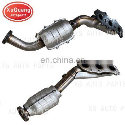 XUGUANG high quality OEM pd pt rh precious metal coated ceramic euro4 catalytic converter for Toyota cruiser new model