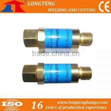 Copper 3 / 8 Gas Oxygen Flashback Arrestor for Cutting Machine High Accuracy