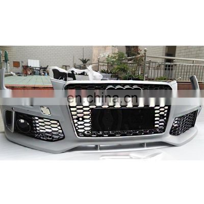 Auto parts for Audi A7 change the front face like Rs7 style with front bumper assembly grille 2012 2013 2014 2015