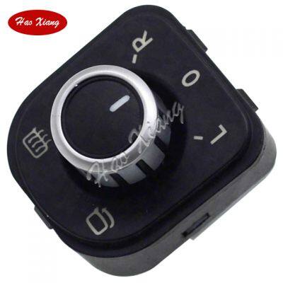 Haoxiang Car Rear View Mirror Switch Adjust Plating Control Knob with Heat 5ND959565A  For VW For Passat CC Jetta Golf