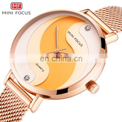 MINI FOCUS MF0291L Women Watches Waterproof Quartz Ladys Wristwatch Casual Luminous Fashion Quartz Ladys Watch