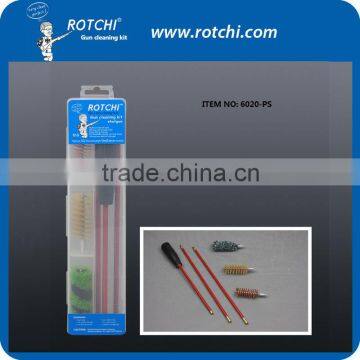 Plastic box Shotgun cleaning kit with solvent and gun oil,funcitional cleaning kit, brass rods cleaning kit for shotgun