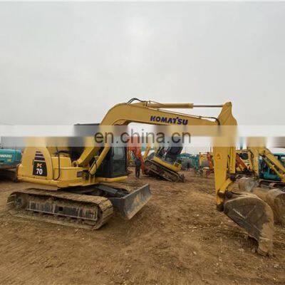 New stock komatsu mini excavator pc70 , Original Japan komatsu machine , Komatsu pc60 pc70 pc78 with dozer