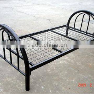 Metal Frame Bunk Beds Simple and Strong Metal Bunk Bed for School Furniture photo-3
